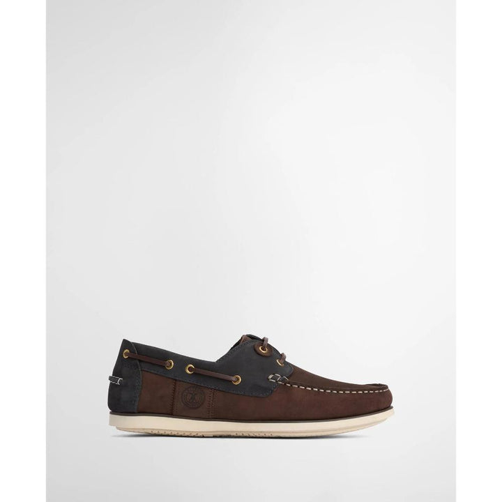 Barbour Scarpe da barca Wake Uomo Brown/Navy