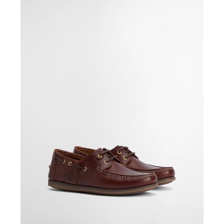 Barbour Scarpe da barca Wake Uomo Mahogany
