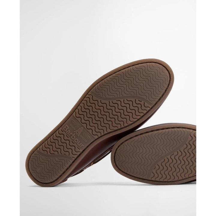 Barbour Scarpe da barca Wake Uomo Mahogany