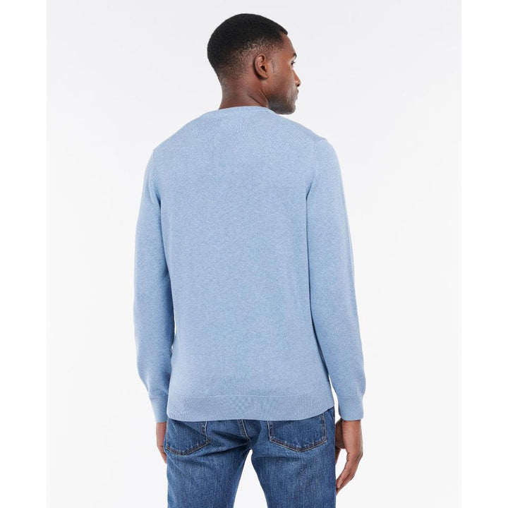 Barbour Maglione Girocollo Uomo Dark Chambray