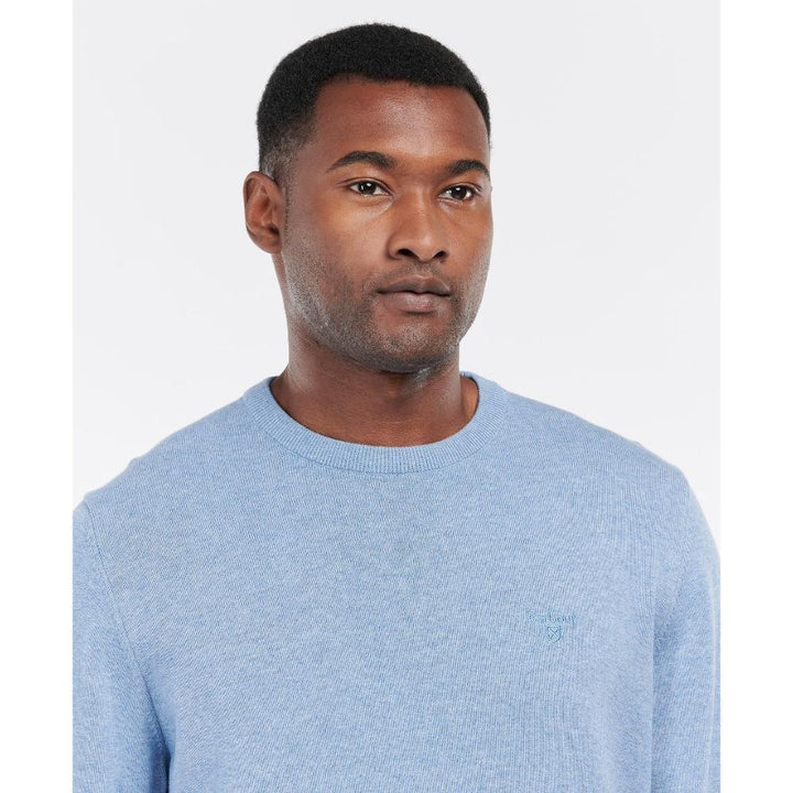 Barbour Maglione Girocollo Uomo Dark Chambray