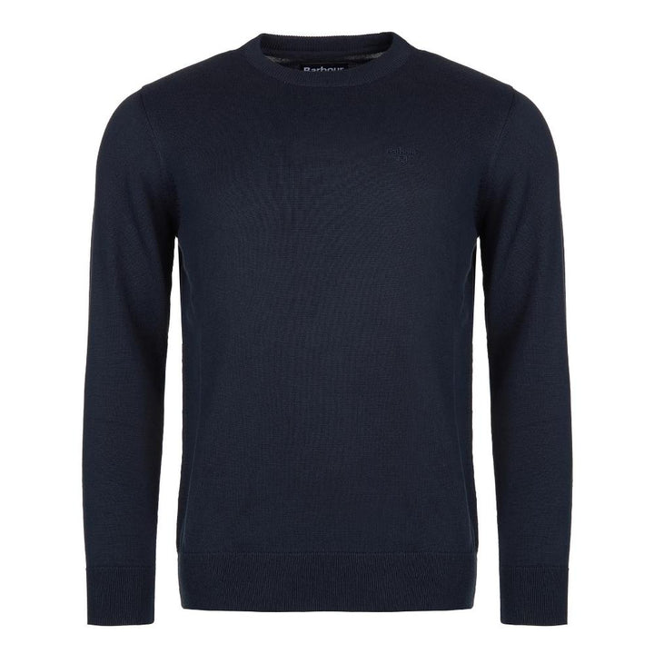 Barbour Maglione girocollo in cotone Pima Uomo Navy