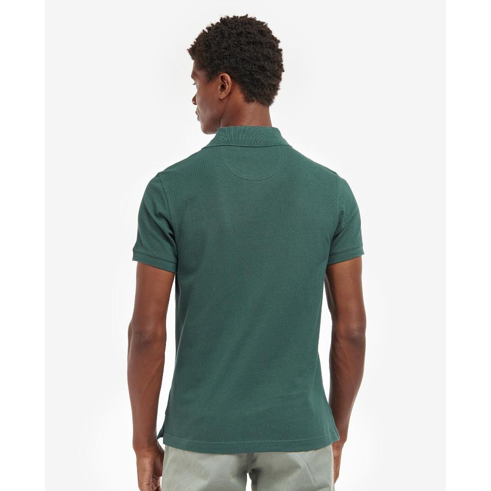 Barbour Polo Cotone Uomo Green Gables