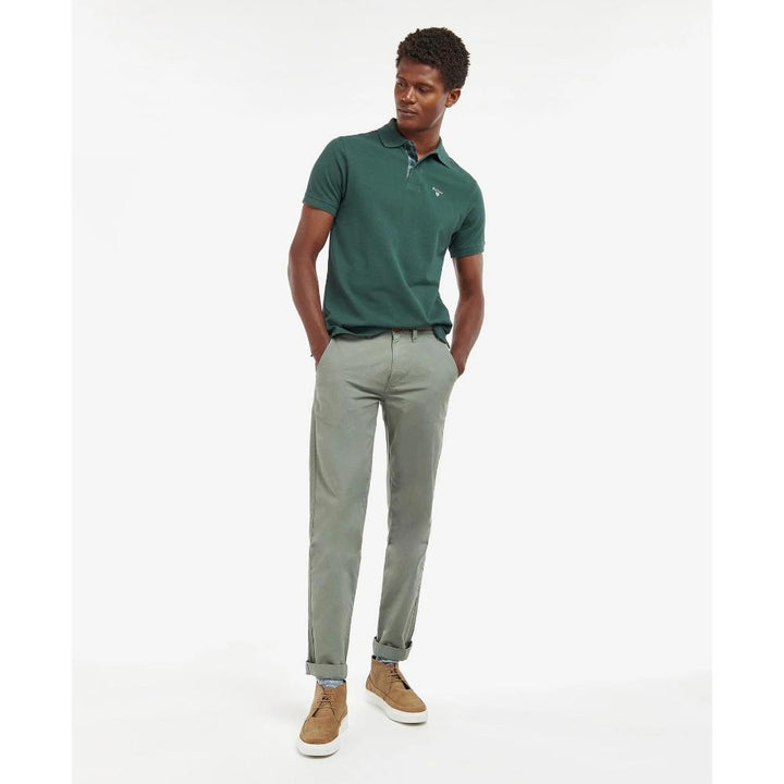 Barbour Polo Cotone Uomo Green Gables