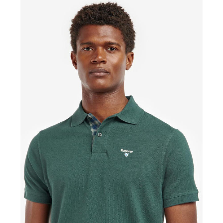 Barbour Polo Cotone Uomo Green Gables