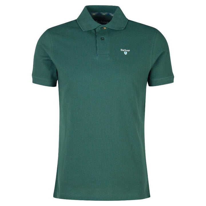 Barbour Polo Cotone Uomo Green Gables