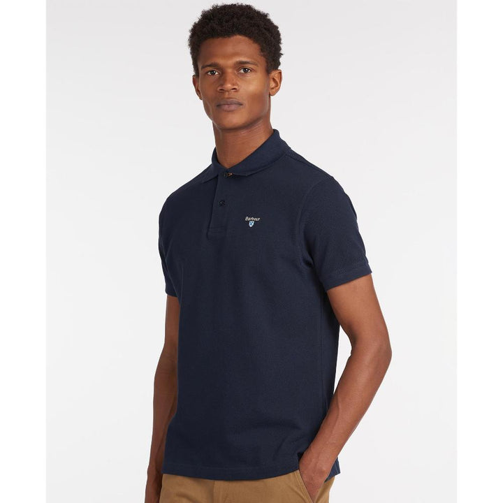 Barbour Polo in cotone Uomo New Navy