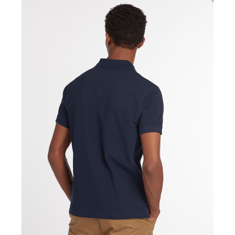 Barbour Polo in cotone Uomo New Navy