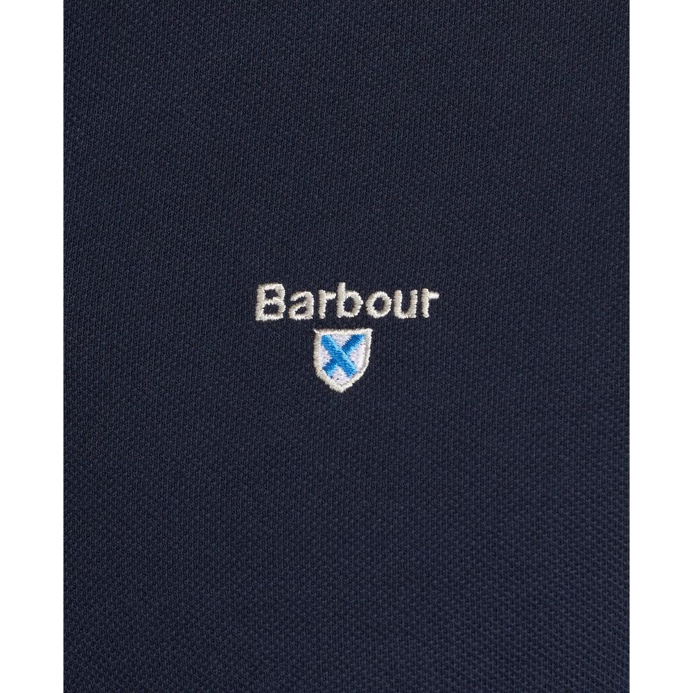 Barbour Polo in cotone Uomo New Navy