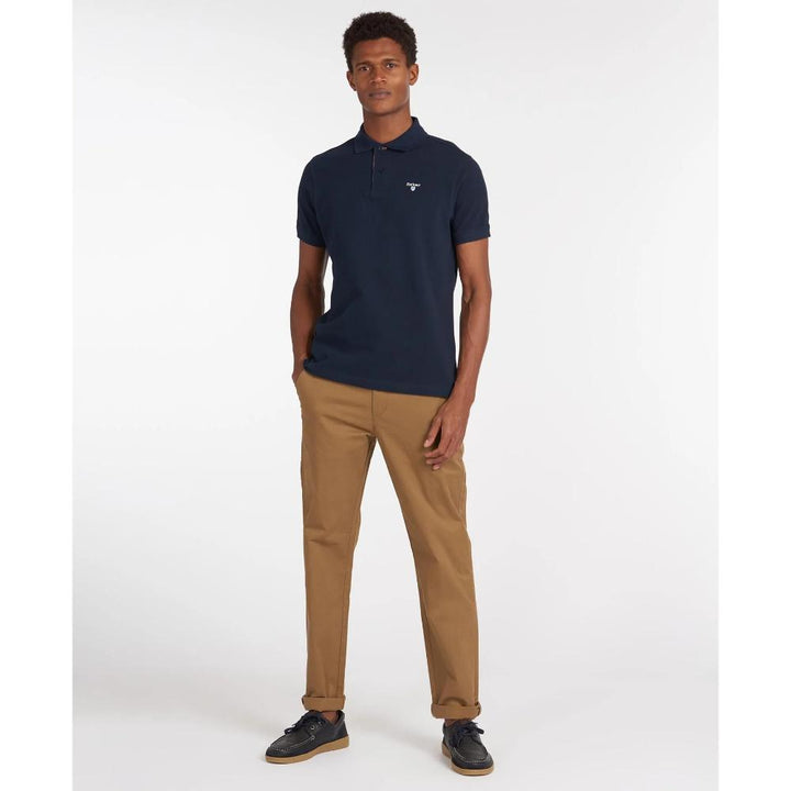 Barbour Polo in cotone Uomo New Navy