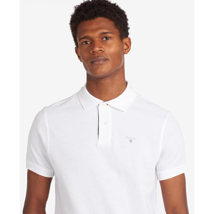 Barbour Polo in cotone Uomo White