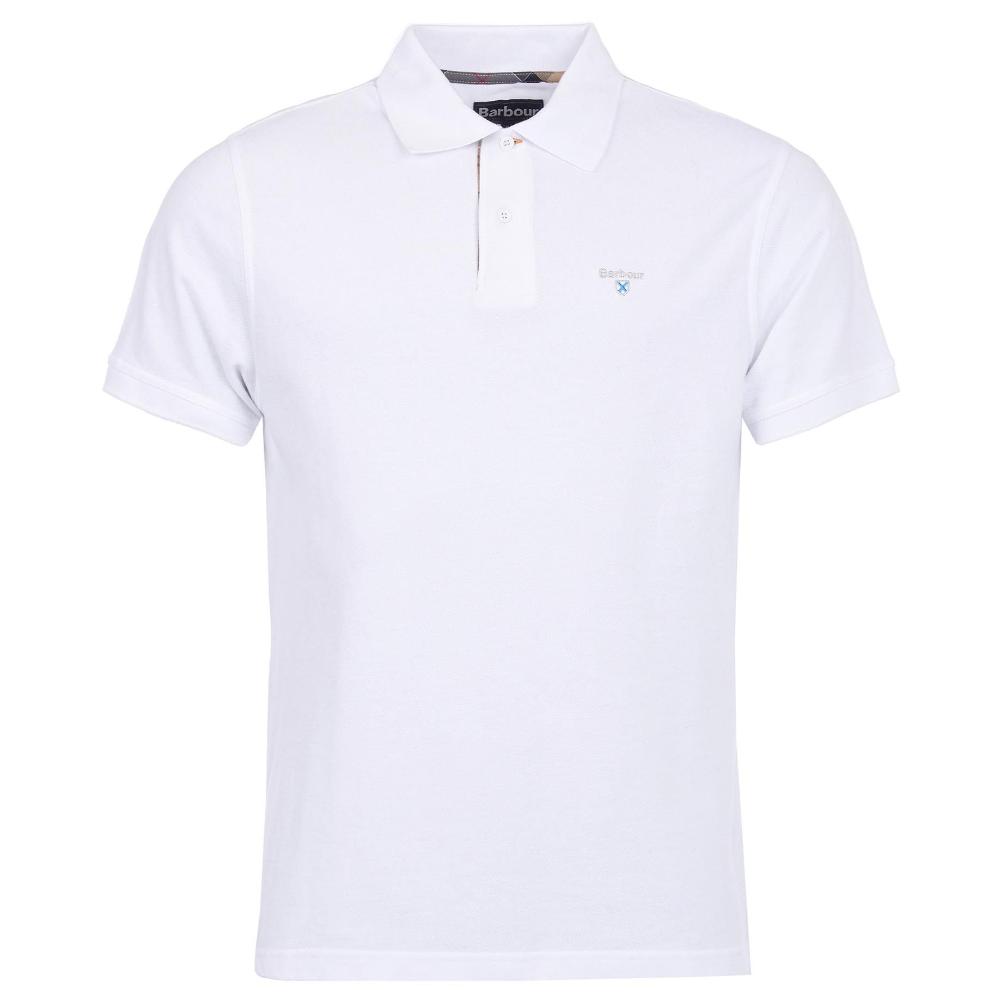 Barbour Polo in cotone Uomo White