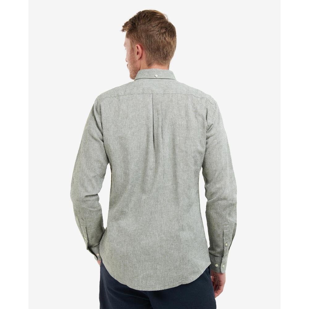 Barbour Camicia sartoriale Nelson Uomo Bleached Olive