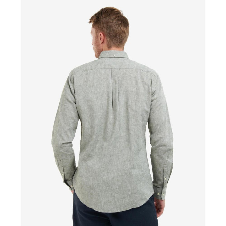 Barbour Camicia sartoriale Nelson Uomo Bleached Olive