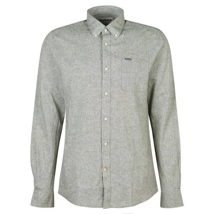 Barbour Camicia sartoriale Nelson Uomo Bleached Olive