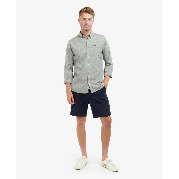 Barbour Camicia sartoriale Nelson Uomo Bleached Olive