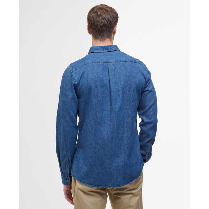 Barbour Camicia Maniche Lunghe Denim Uomo Chambray