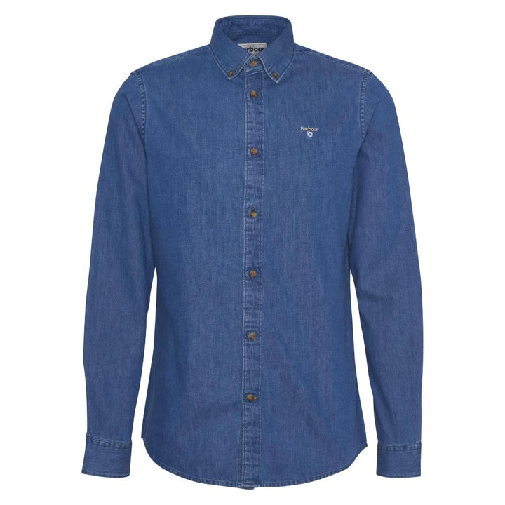 Barbour Camicia Maniche Lunghe Denim Uomo Chambray
