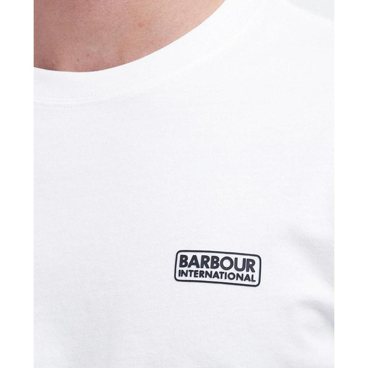 Barbour Essential Polo a Righe Uomo Classic White/Classic Black