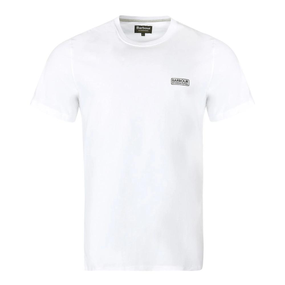 Barbour Essential Polo a Righe Uomo Classic White/Classic Black