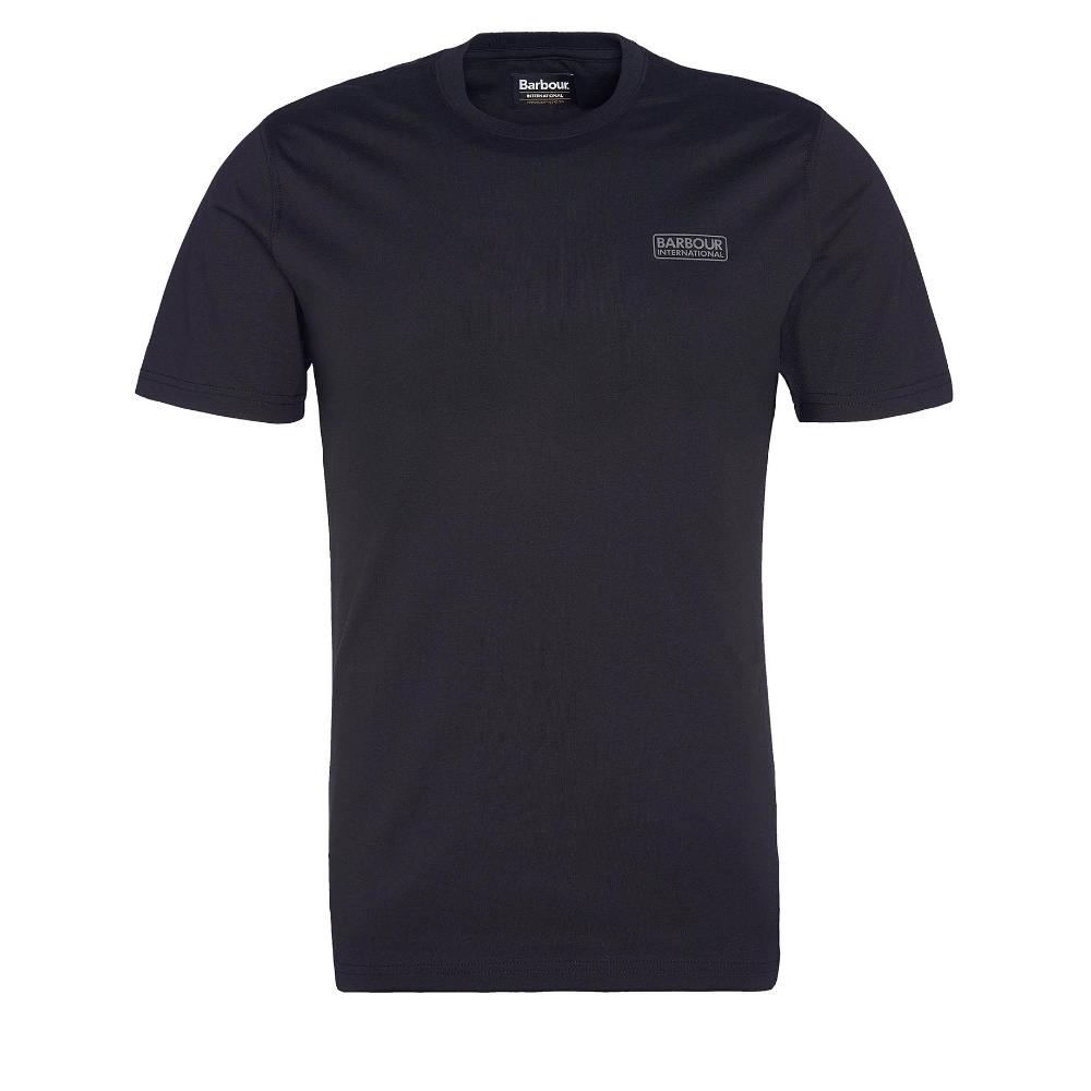 Barbour Essential Polo a Righe Uomo Black/Pewter