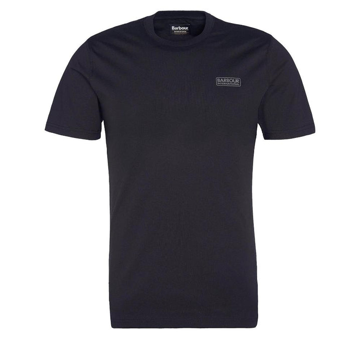 Barbour Essential Polo a Righe Uomo Black/Pewter