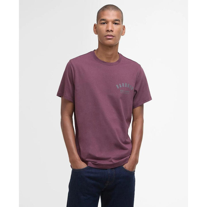 Barbour T-shirt Preppy Uomo Burnt Heather