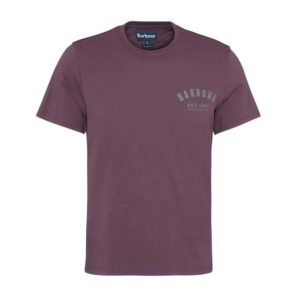 Barbour T-shirt Preppy Uomo Burnt Heather