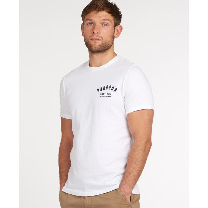 Barbour T-shirt Preppy Uomo White