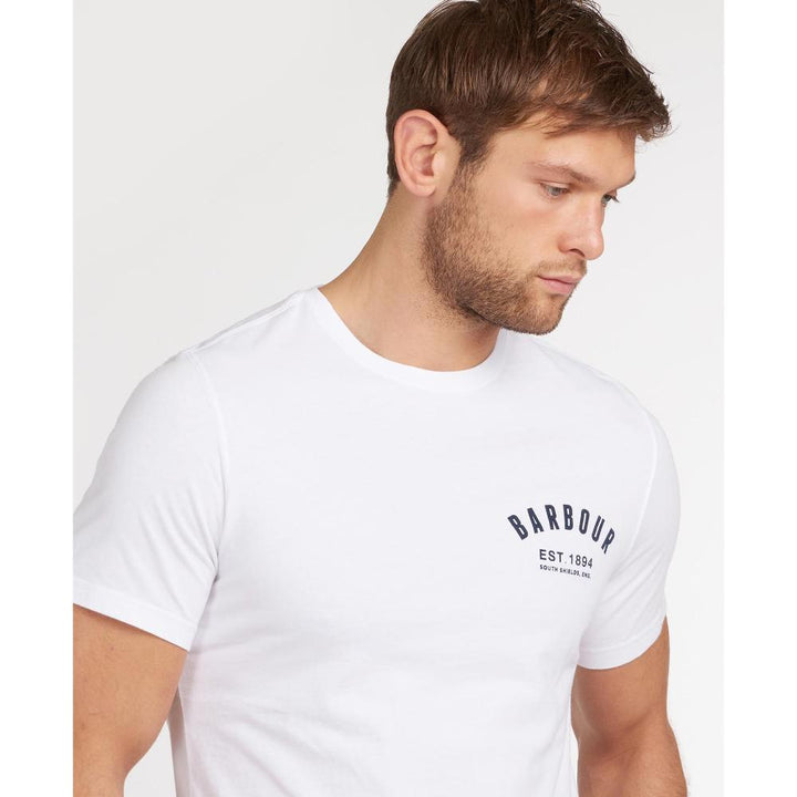 Barbour T-shirt Preppy Uomo White