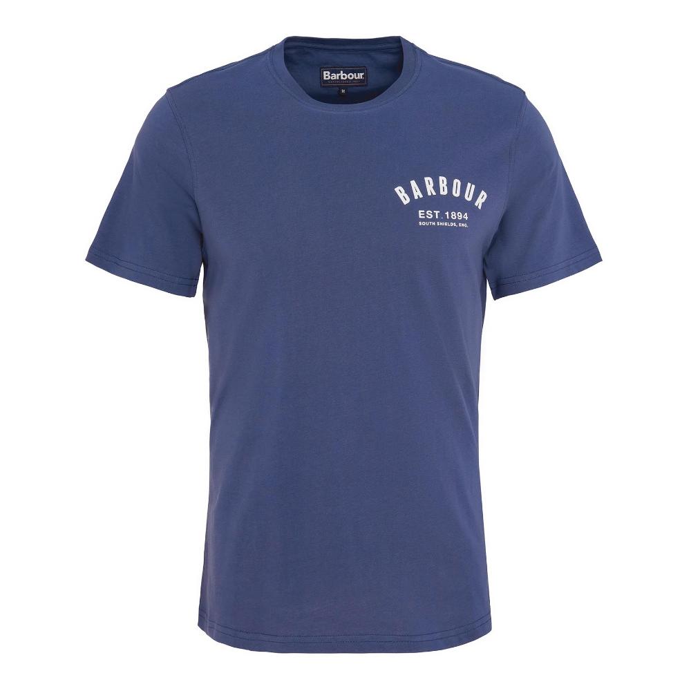Barbour T-shirt Preppy Uomo Oceano