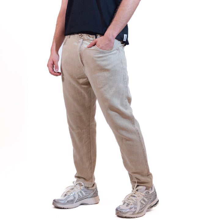 Berna Pantalone Misto Lino Beige
