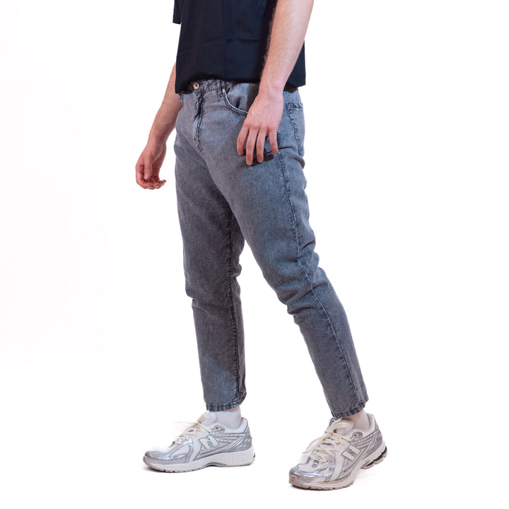 Berna Pantalone Misto Lino Blu Army Green