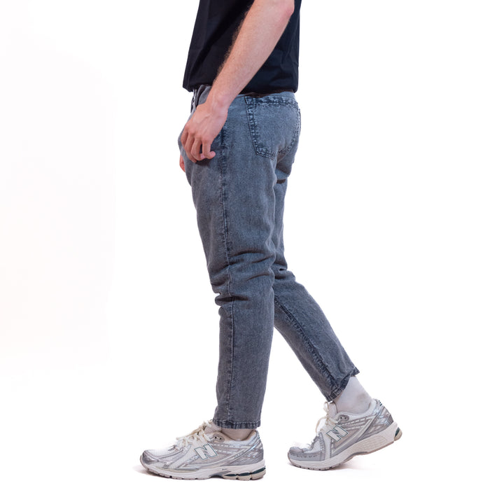 Berna Pantalone Misto Lino Blu Army Green