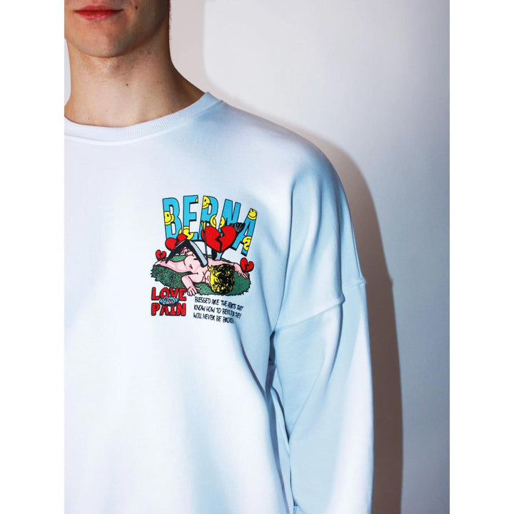 Berna Felpa Cupido Love Pain Uomo White