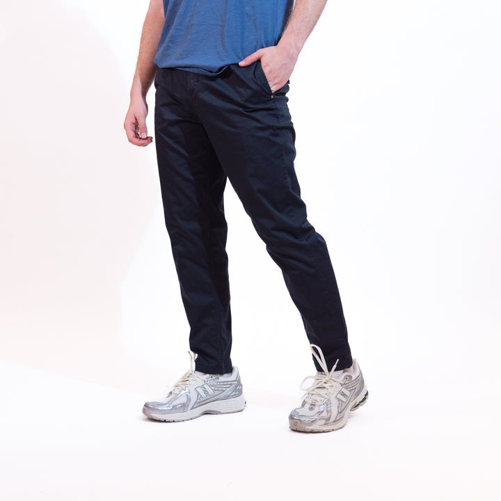 Berna Pantalone Con Pinces Blu