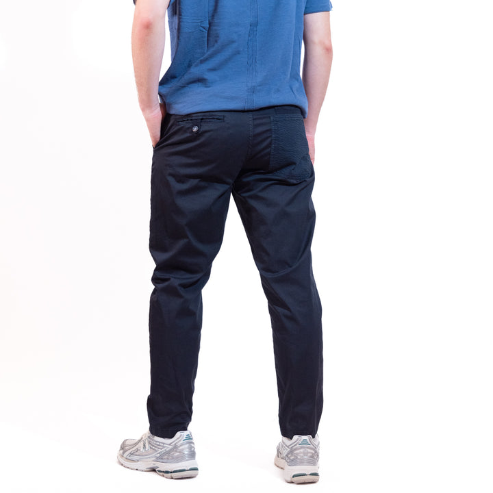 Berna Pantalone Con Pinces Blu