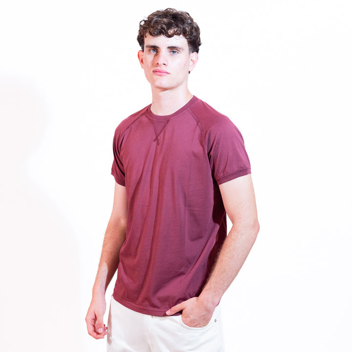 Bl'ker T-shirt Uomo Bordeaux