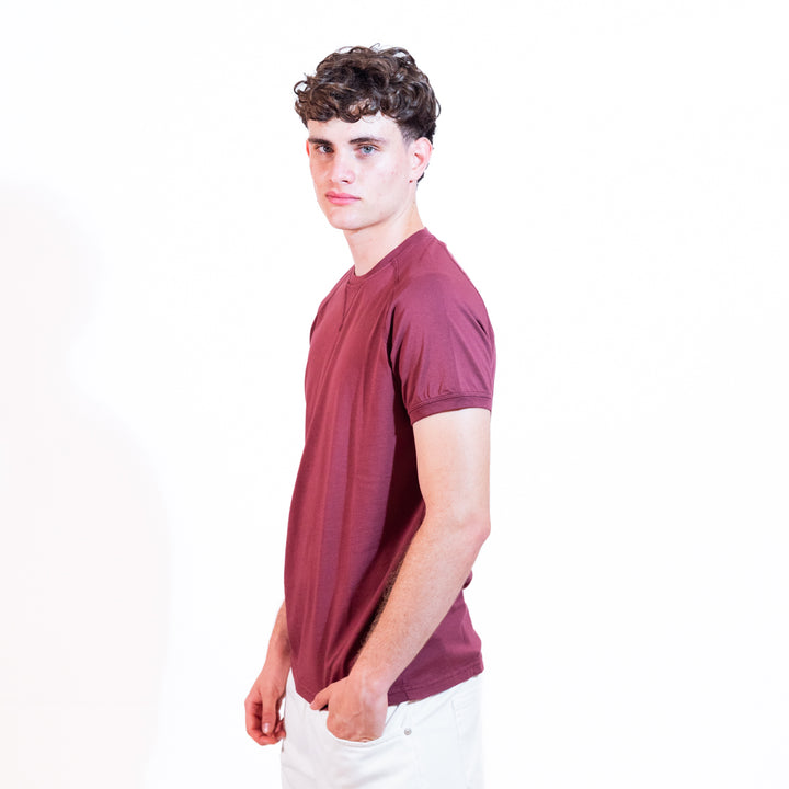Bl'ker T-shirt Uomo Bordeaux