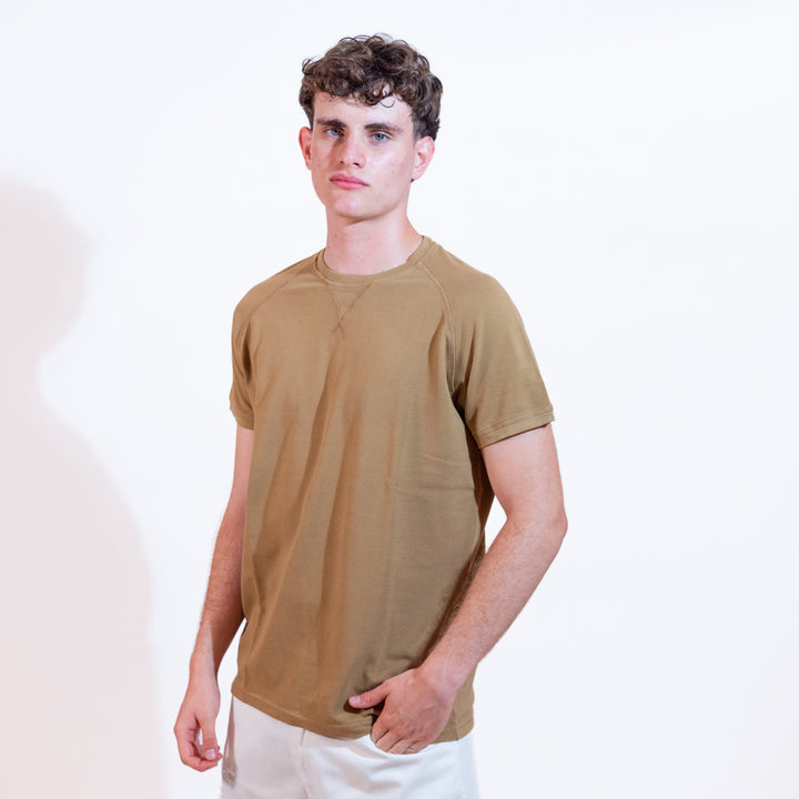 Bl'ker T-shirt Piquet Uomo Kakhi Green