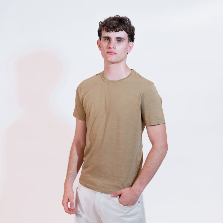 Bl'ker T-shirt Fiammata Uomo Kakhi Green