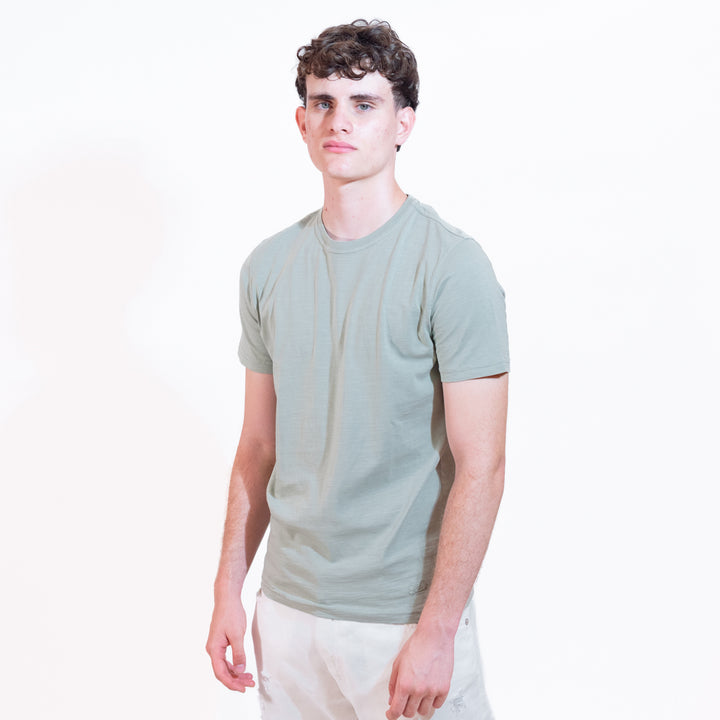 Bl'ker T-shirt Fiammata Uomo Sage