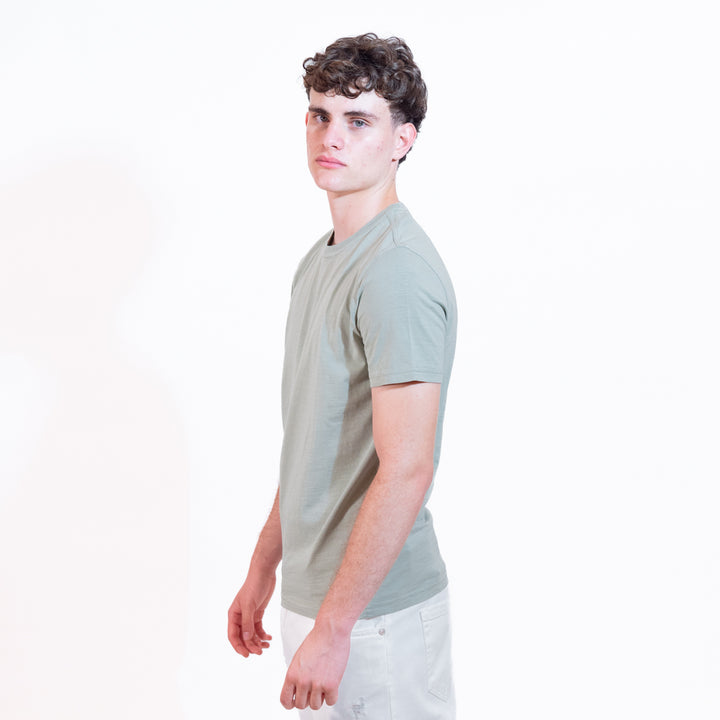 Bl'ker T-shirt Fiammata Uomo Sage