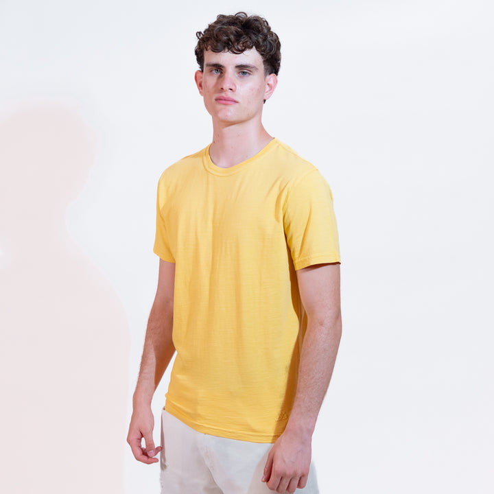 Bl'ker T-shirt Fiammata Uomo Yellow