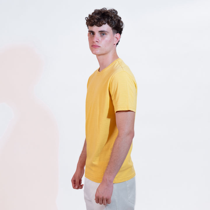 Bl'ker T-shirt Fiammata Uomo Yellow