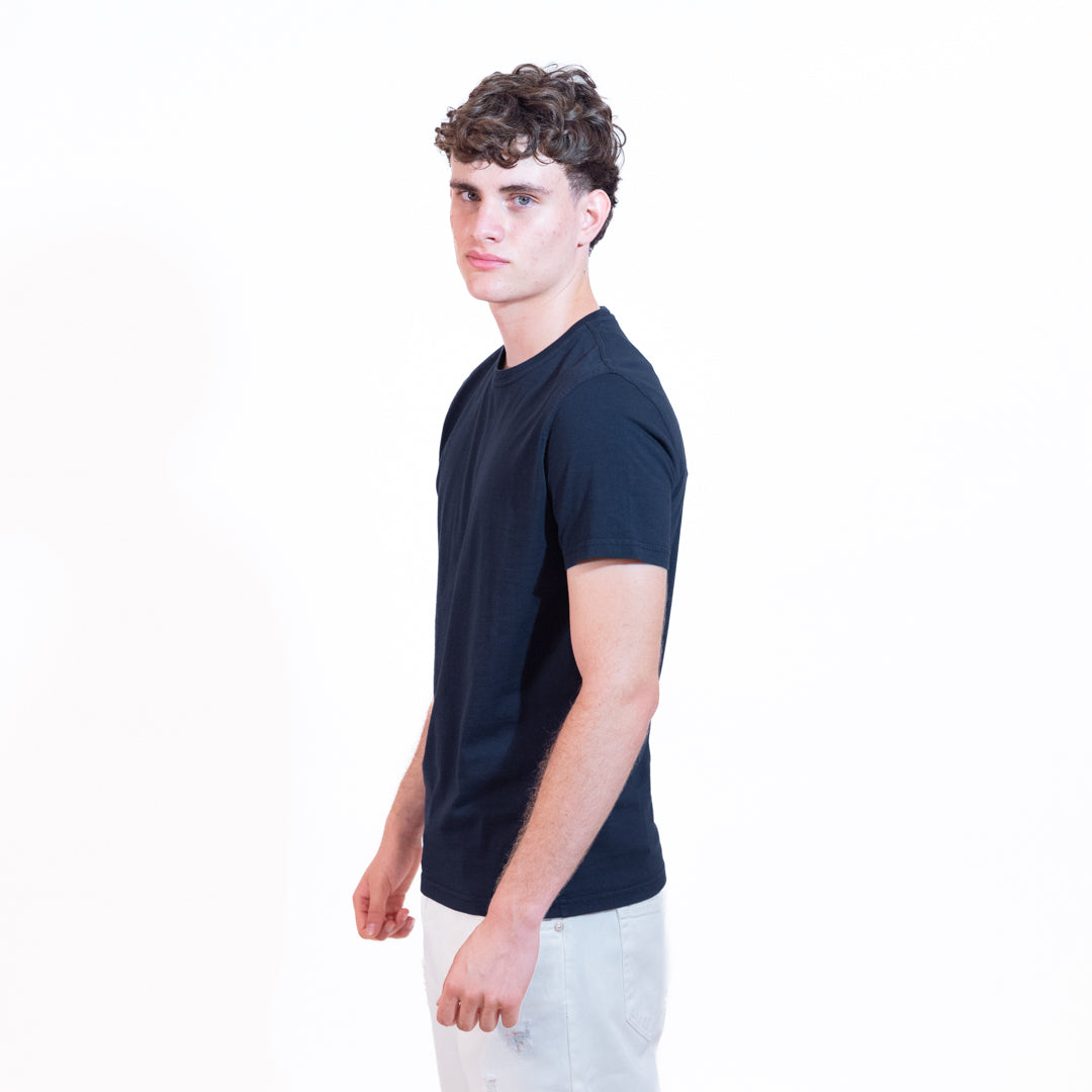 Bl'ker T-shirt Fiammata Uomo Navy