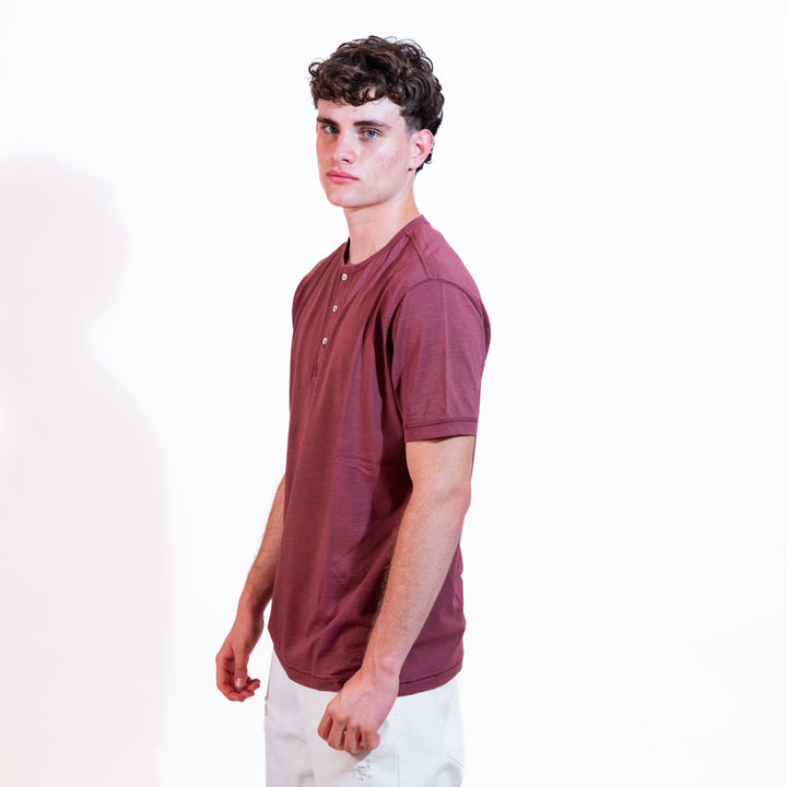 Bl'ker T-shirt Chester Uomo Bordeaux