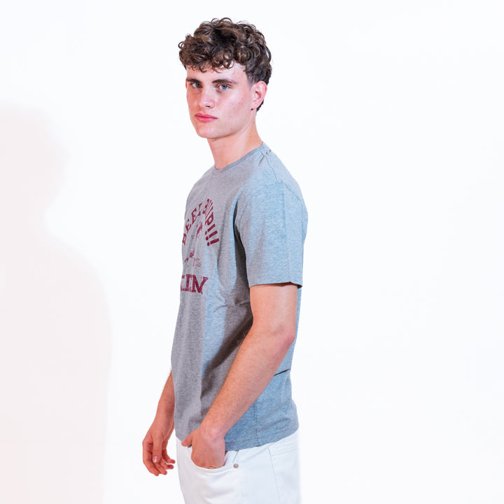 Bl'ker T-shirt Beee Biiip Uomo Grigio