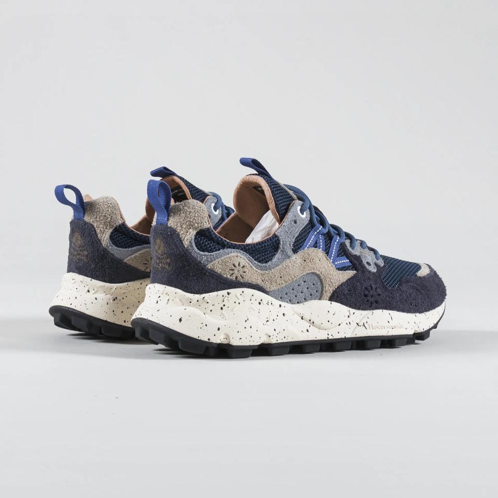 Flower Mountain Sneakers Yamano 3 Shoes Navy Light Blue Grey Mesh