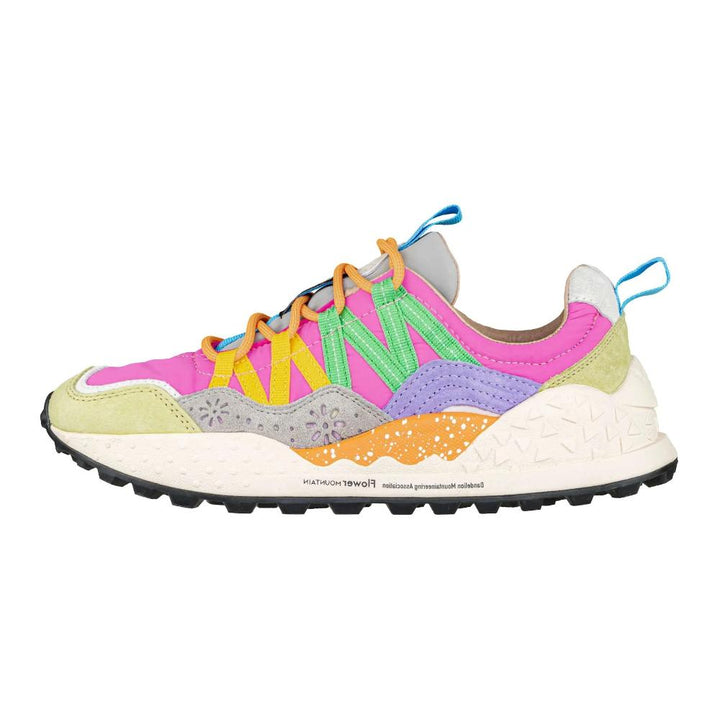 Flower Mountain Sneakers Washi Light Green-Salmon-Azure